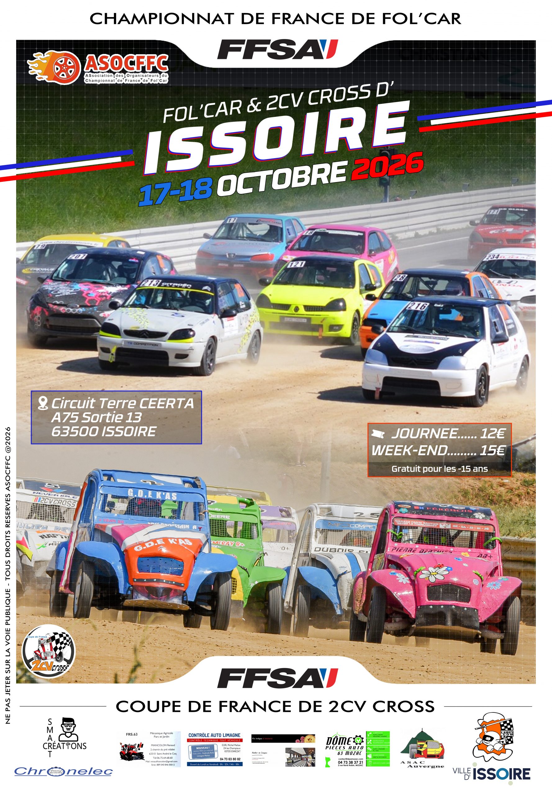 09 Affiche 2cv Fol'car ISSOIRE VF