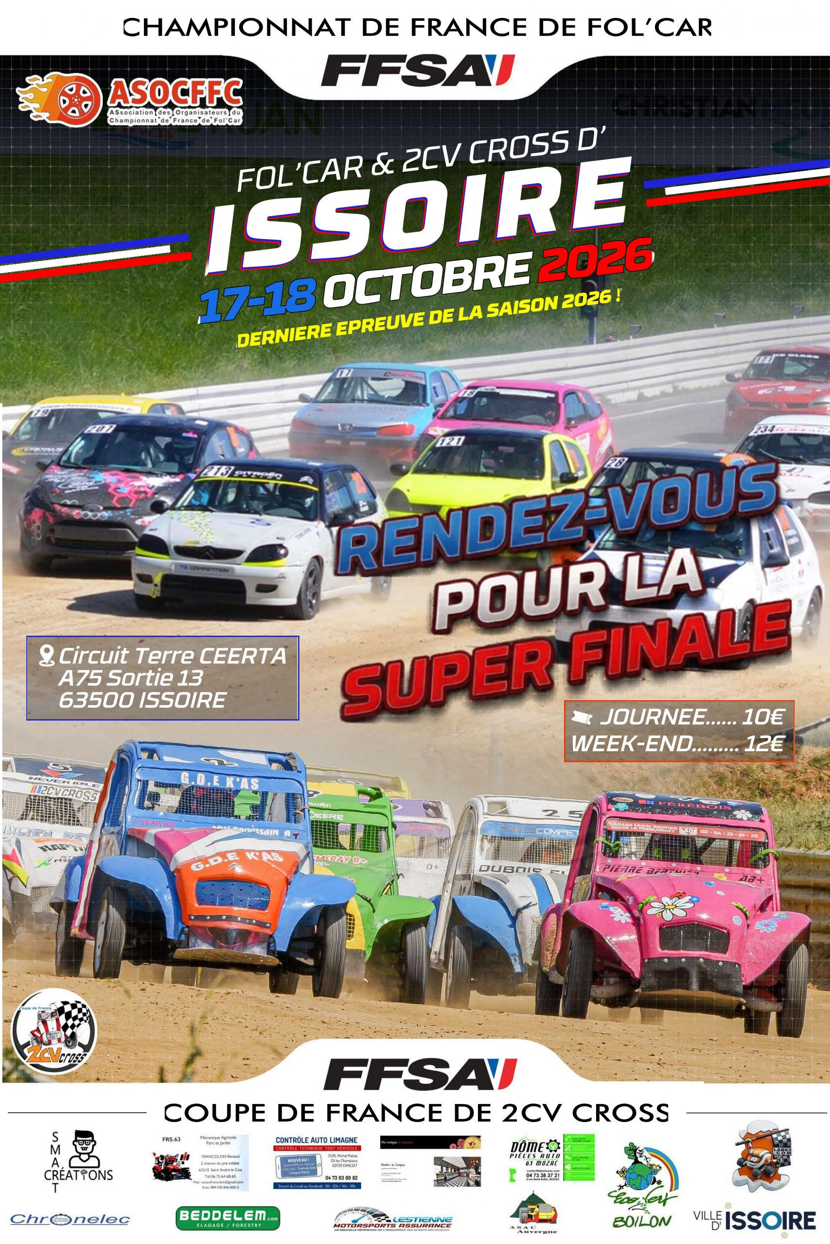 09 Affiche 2cv Fol'car ISSOIRE VF